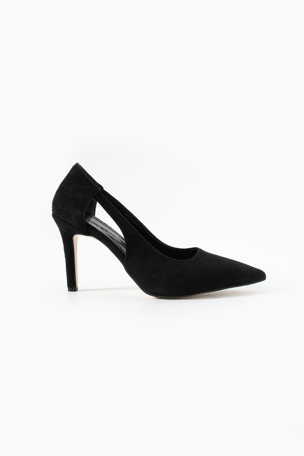 Women's Pointed Toe Calfskin Suede Heeled Shoes 9 cm Comfortable