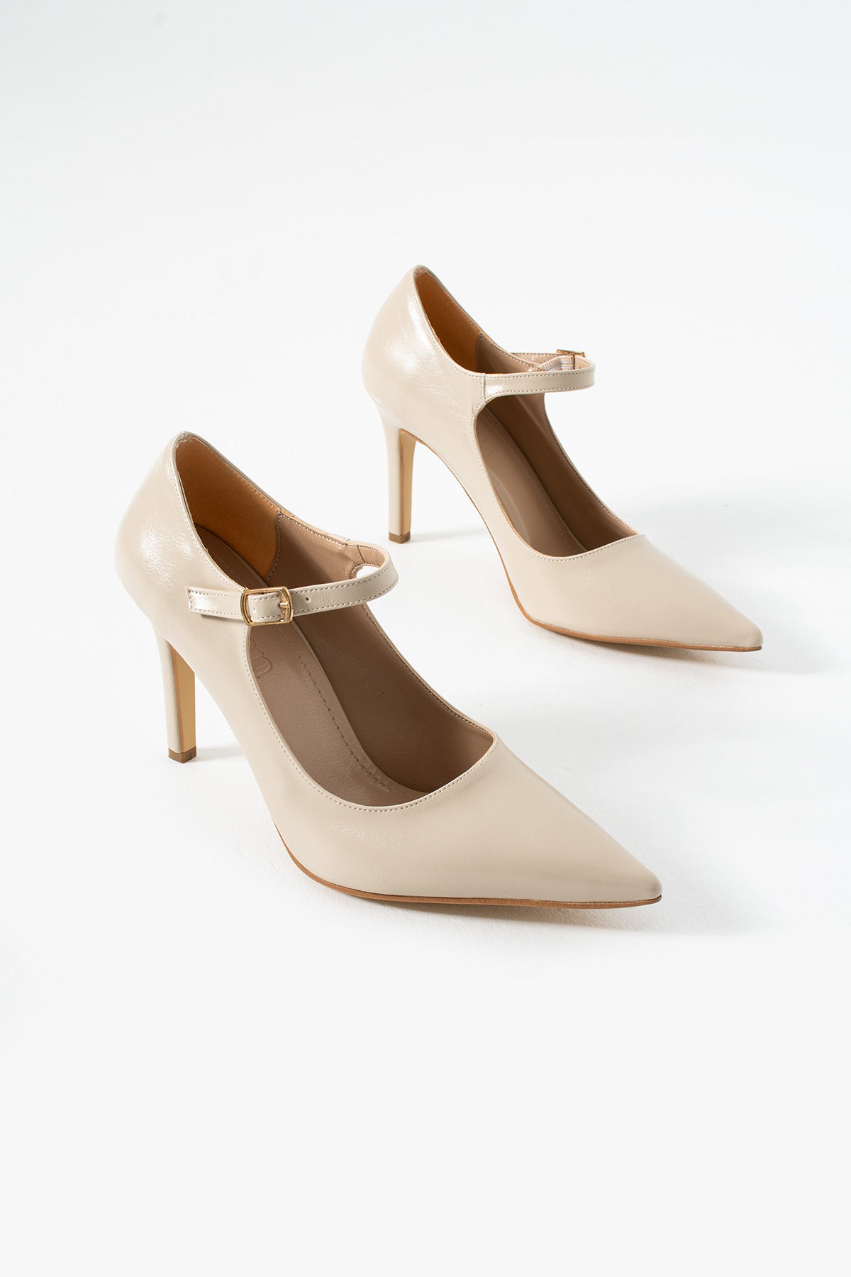 Mary Jane Ankle High Heels 10 cm