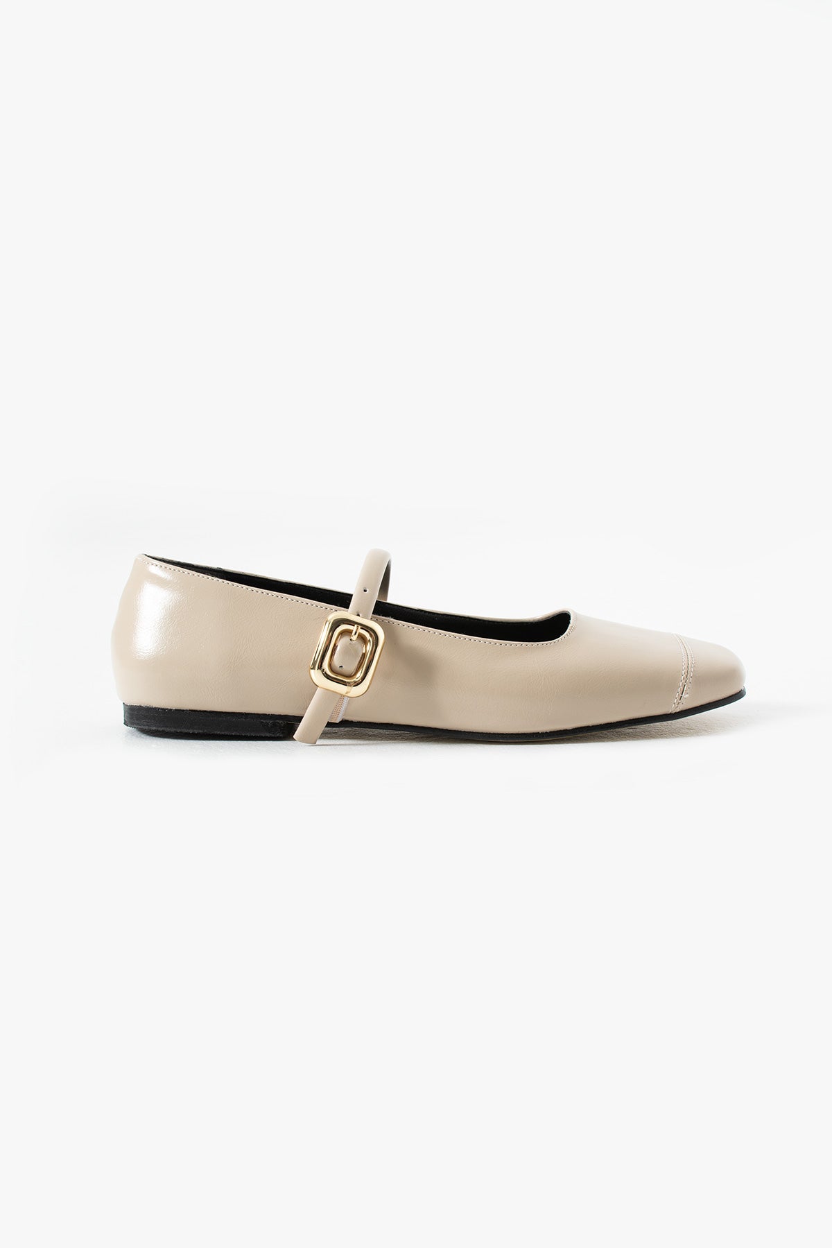 Buckled Mary Jane Ballerina Shoes Flat Sole Comfort