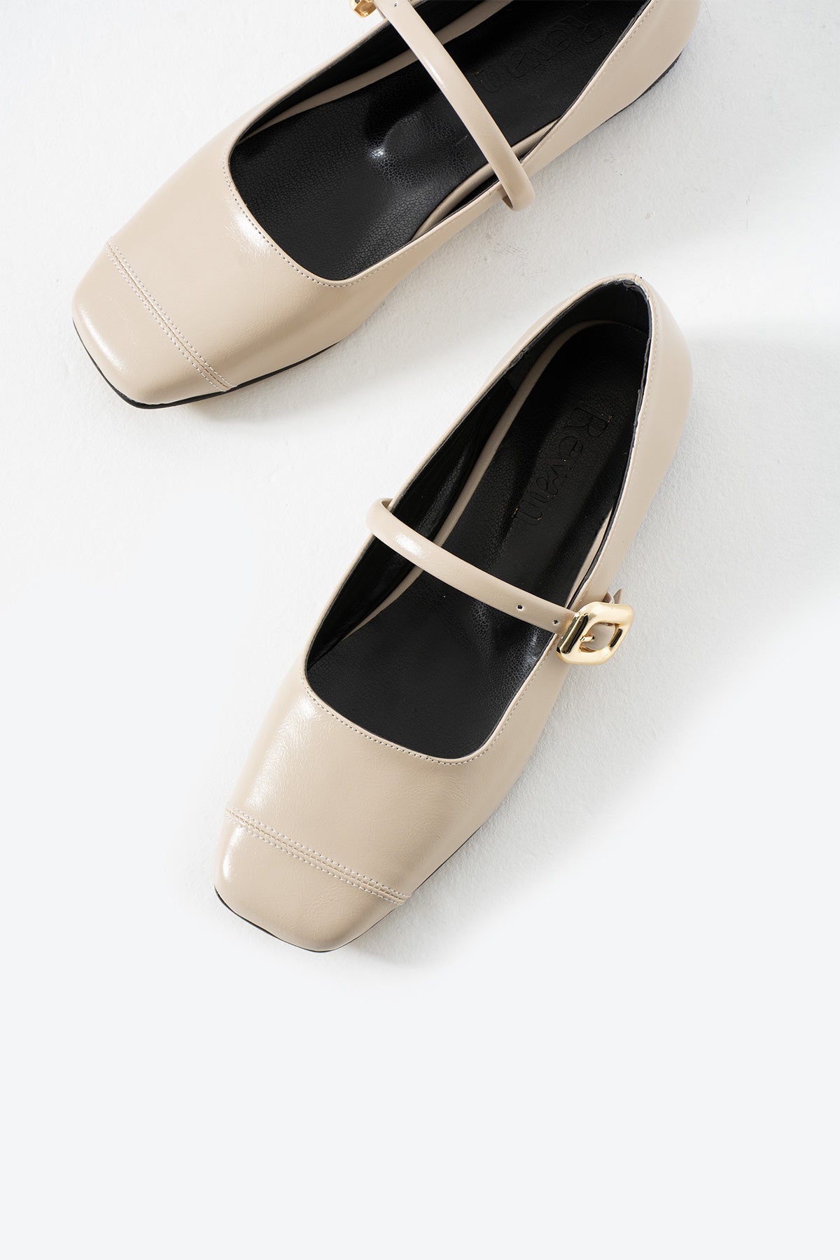 Buckled Mary Jane Ballerina Shoes Flat Sole Comfort