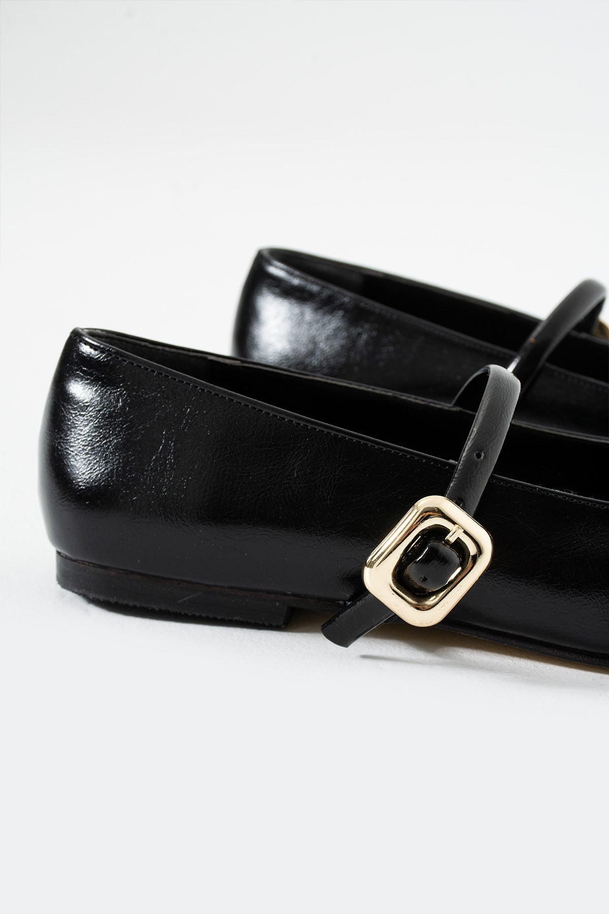 Buckled Mary Jane Ballerina Shoes Flat Sole Comfort