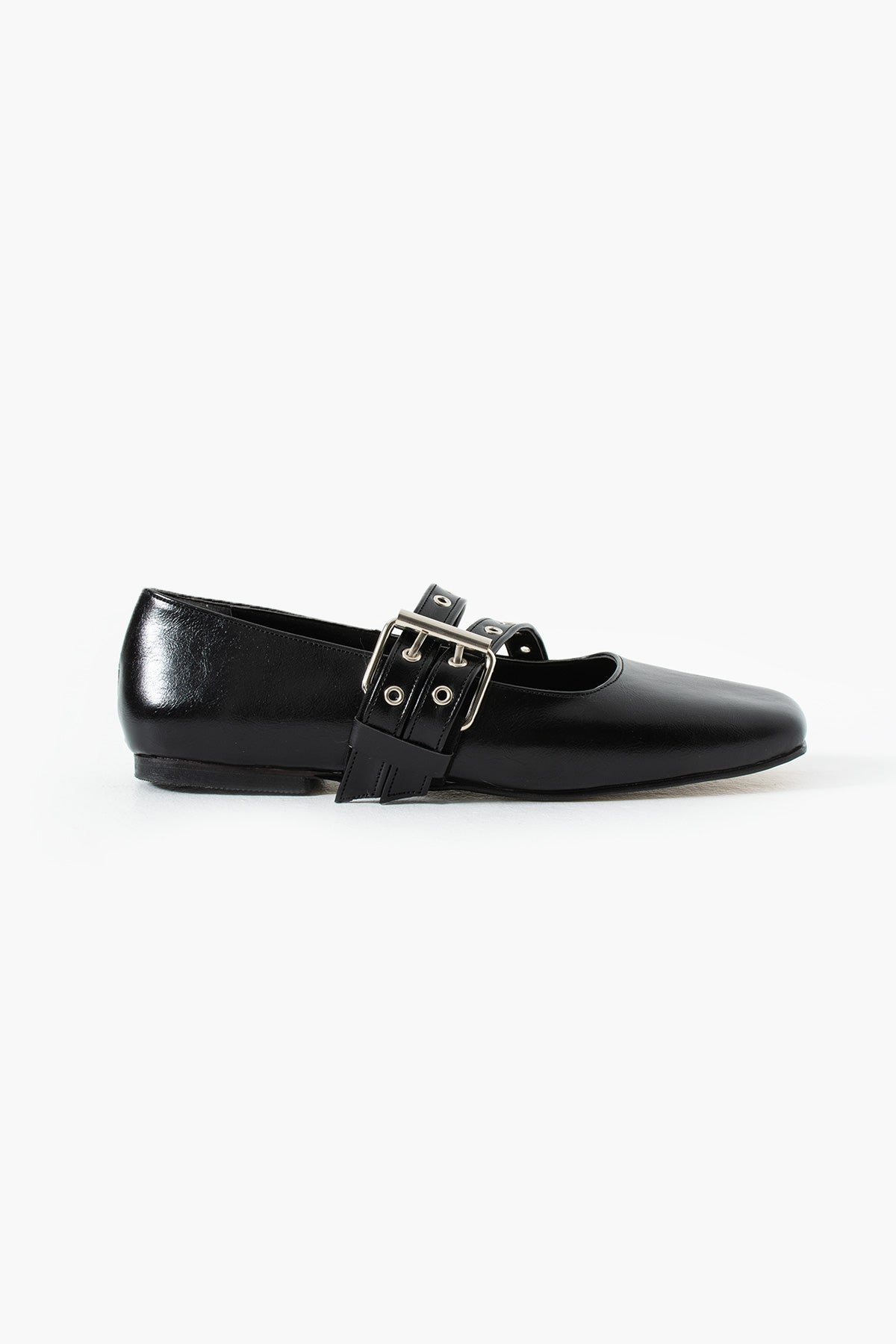 Double Buckled Punk Rock Mary Jane Flat Shoes