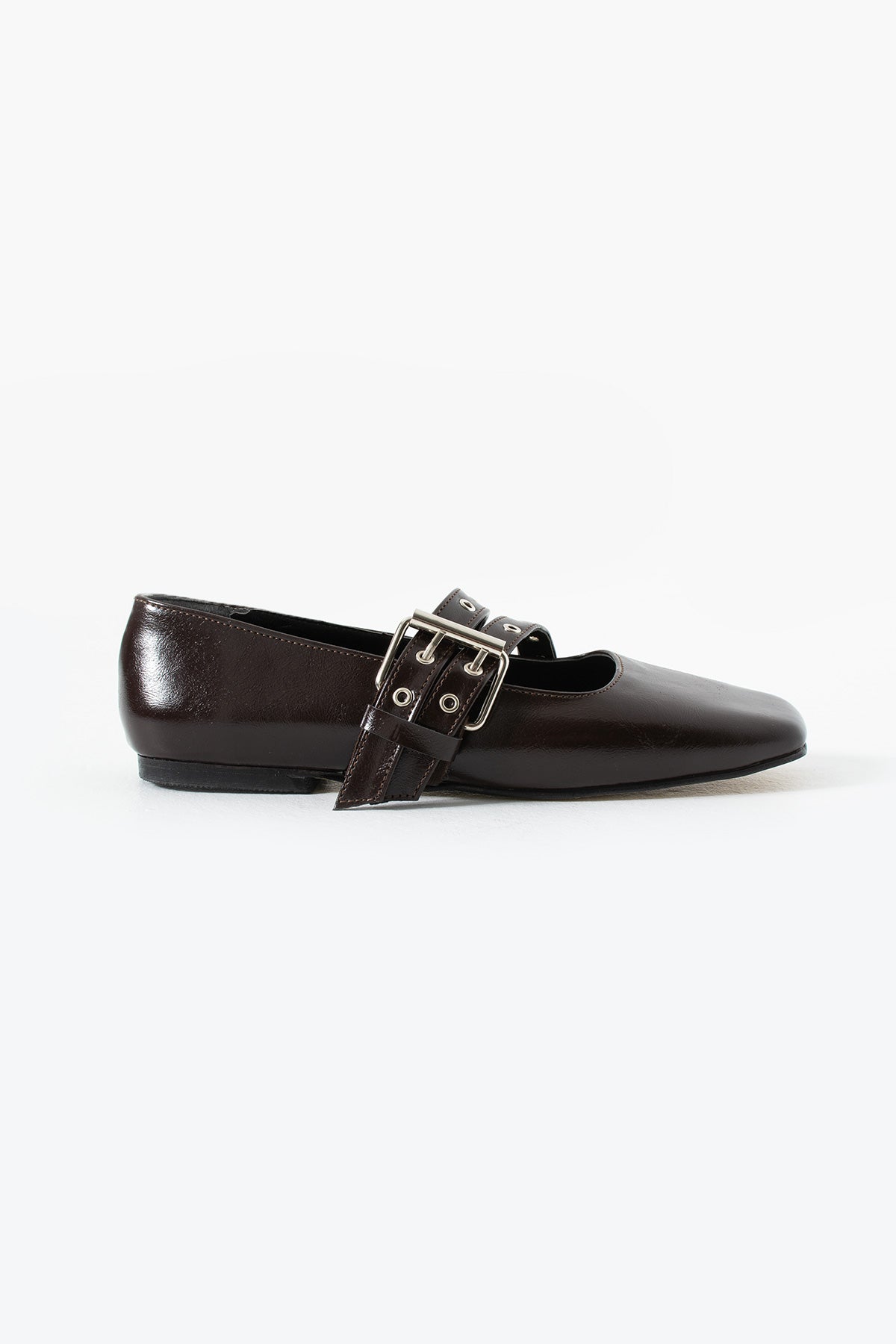 Double Buckled Punk Rock Mary Jane Flat Shoes