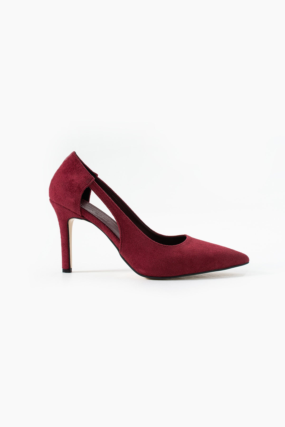 Women's Pointed Toe Calfskin Suede Heeled Shoes 9 cm Comfortable