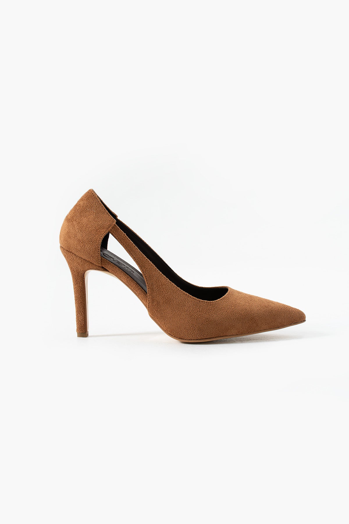 Women's Pointed Toe Calfskin Suede Heeled Shoes 9 cm Comfortable