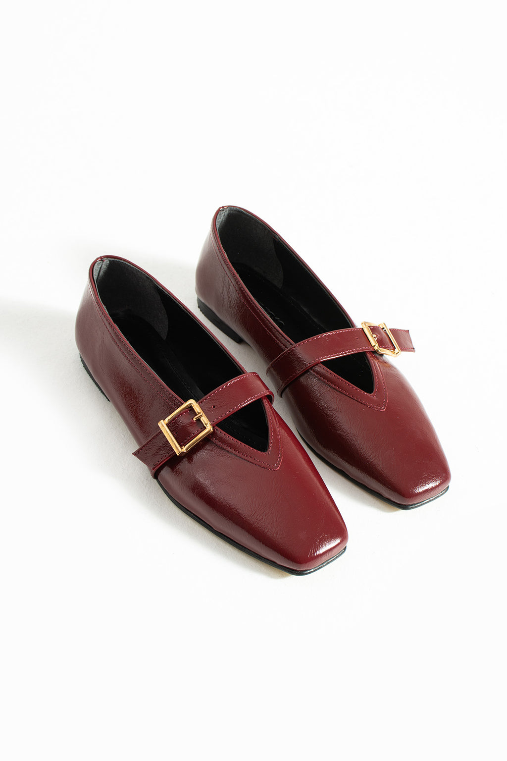 Aveiro Kare Burun Mary Jane Tokalı Babet