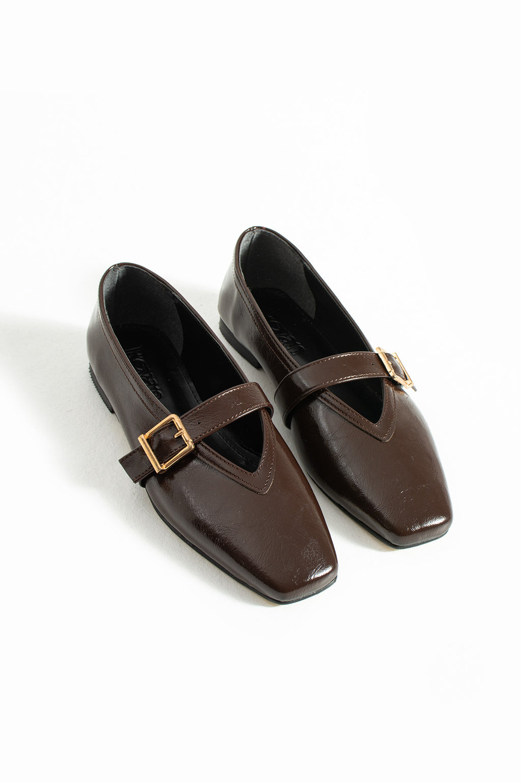 Aveiro Kare Burun Mary Jane Tokalı Babet