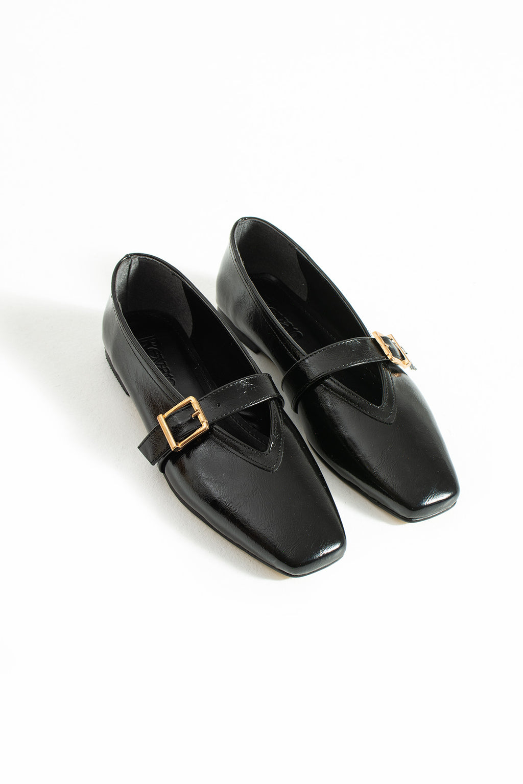 Aveiro Kare Burun Mary Jane Tokalı Babet