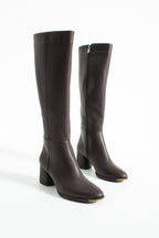 Kadın Uzun Çizme 6cm Topuk