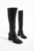 Kadın Uzun Çizme 6cm Topuk