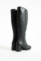 Kadın Uzun Çizme 6cm Topuk