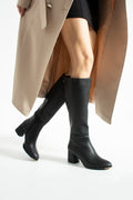 Kadın Uzun Çizme 6cm Topuk