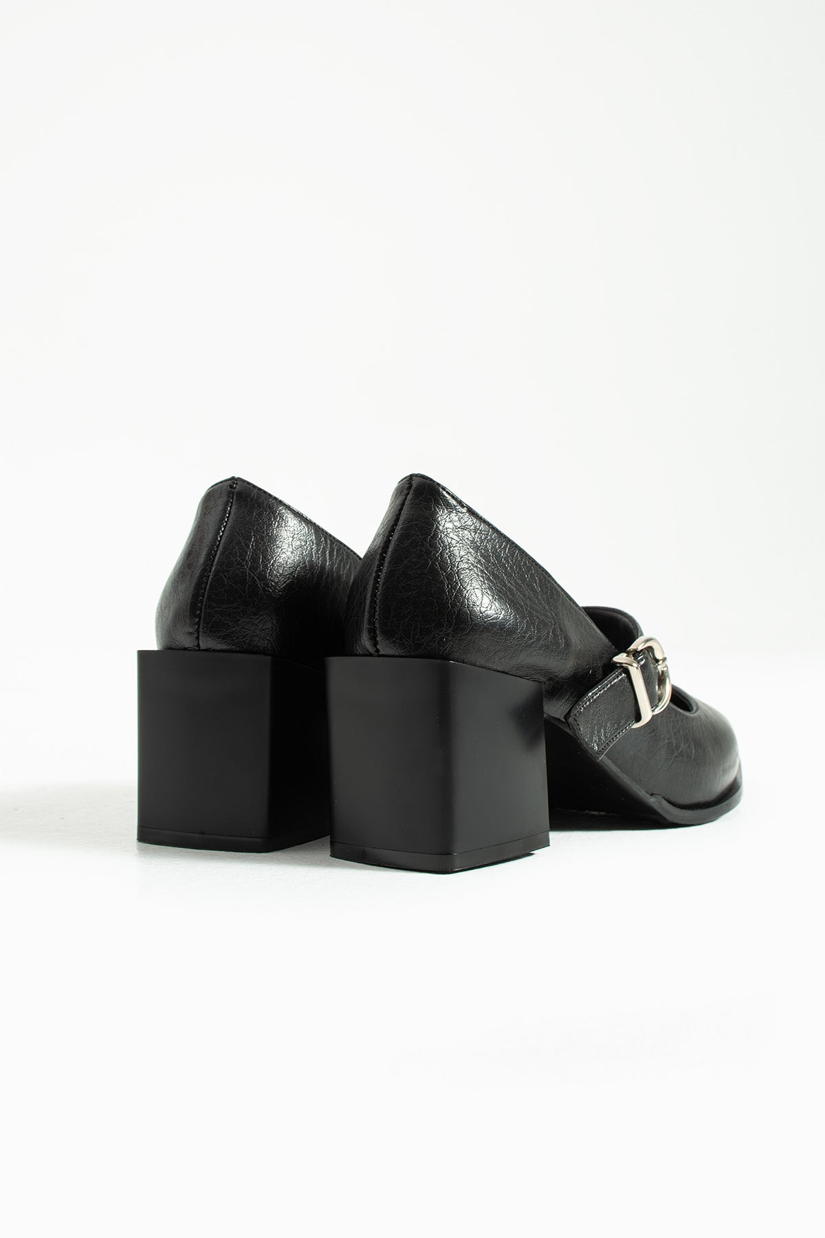 Sivri Burun Topuklu Ayakkabı 6cm - Mary Jane Tarzı