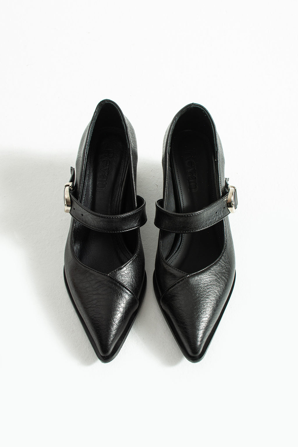 Sivri Burun Topuklu Ayakkabı 6cm - Mary Jane Tarzı