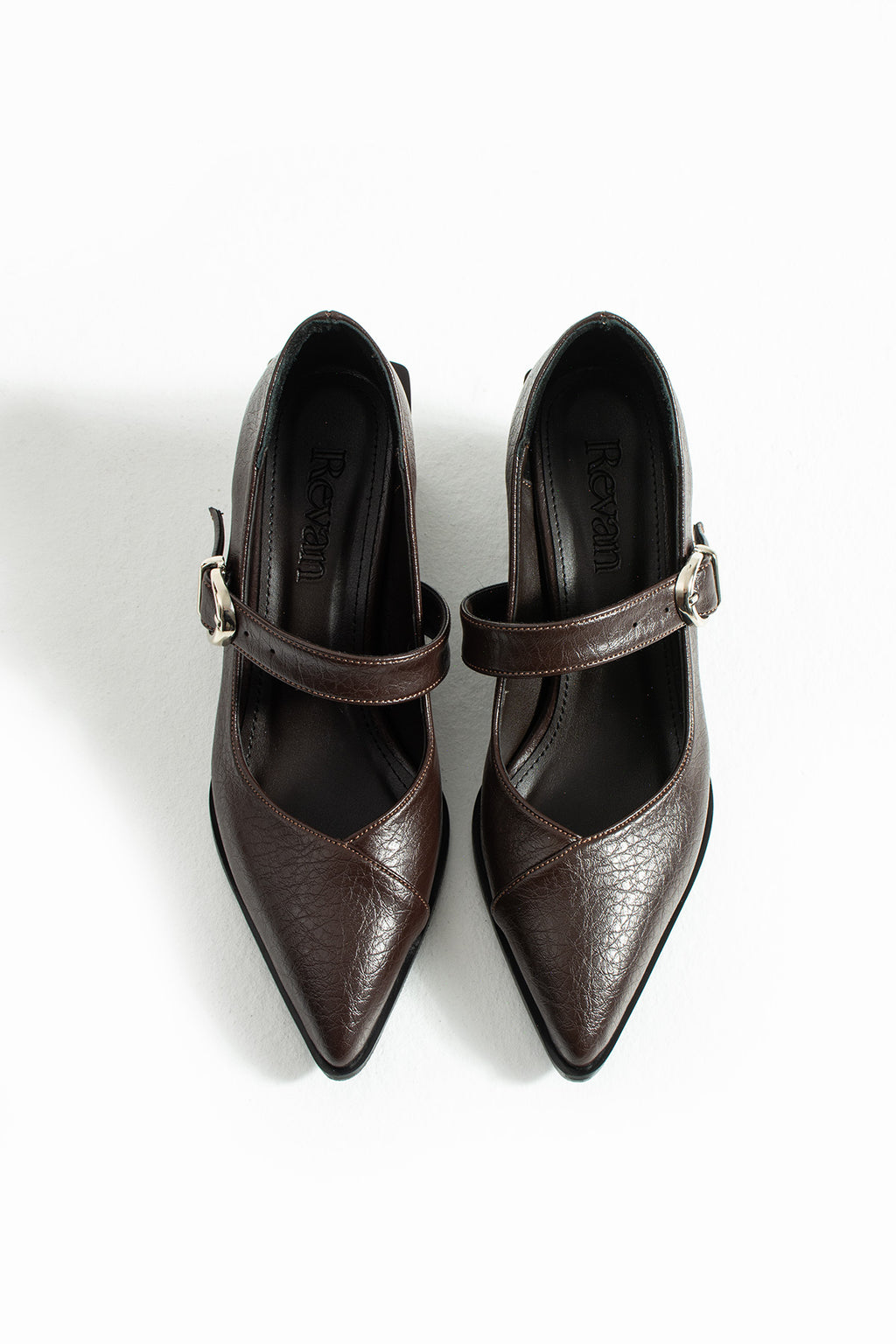 Sivri Burun Topuklu Ayakkabı 6cm - Mary Jane Tarzı