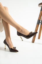 Kadın Patent Stiletto Topuklu 9cm