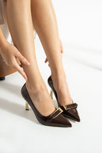 Kadın Patent Stiletto Topuklu 9cm